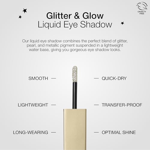 Stila Magnificent Metals Glitter and Glow Liquid Eye Shadow | Long Lasting Sparkle, Quick-Drying Eye Makeup | Lightweight Water Base | Wanderlust — view 4