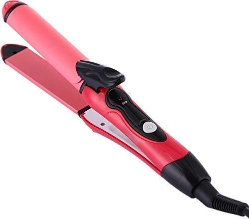 VARNI FASHION 2-in-1 Ceramic Plate Essential Combo Beauty Set of Hair Straightener and Curler for Women