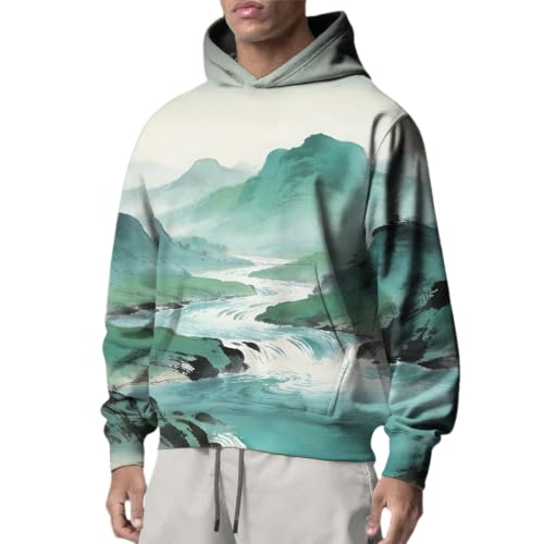Sudadera con capucha corta camisa de manga para hombre Mg1