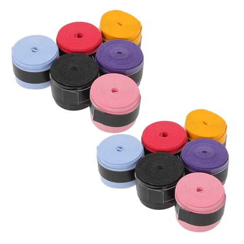 Alasum 6 Pares De Cintas para Raquetas De Bádminton Absorben El Sudor Y Protegen El Agarre También Sirven como Protector Antideslizante Y Sobregrip