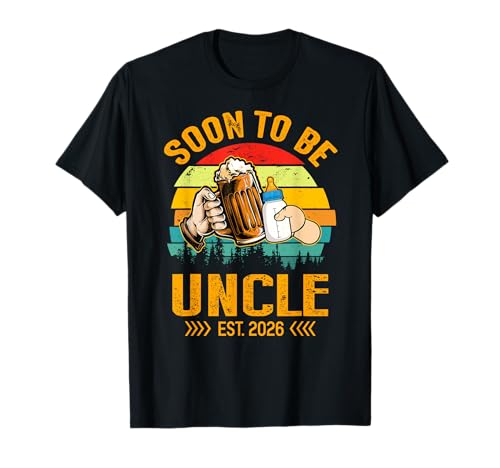 Soon to be Uncle est 2026 New Oncle T-Shirt