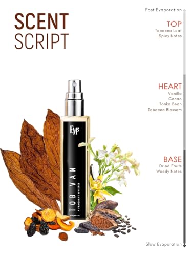 Image of EM5 Tob Van Unisex Perfume | Eau De Parfum Spray for Men & Women | Day & Night Fragrance | Tobacco Vanilla Warm Spicy | Gift for Him /Her | 15 ml