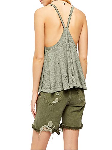 Sandy Tank Moss Medium top décontracté avec une coupe fluide unique - 2