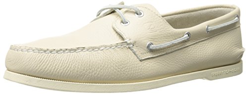 Image of Sperry Men's Authentic Original 2-Eye Boat Shoe, White, 15 W US
