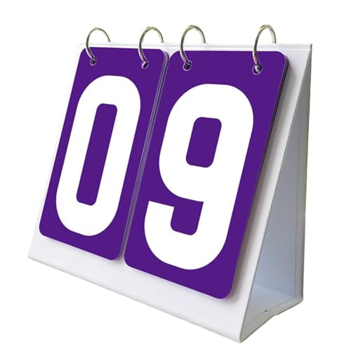 Marcador deportivo portátil plegable de mesa, 2 dígitos miniatura 7