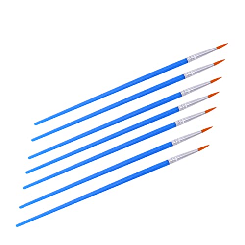 Gadpiparty 1 Set Nylon Hand Tip Detailing Painting Brushes for All Skill Levels Durable and Easy to Use for Artists and Present for Creatives