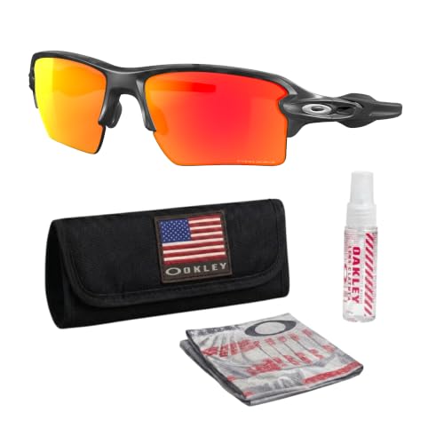Image of Oakley FLAK 2.0 XL OO9188 Rectangle Shape Sunglasses With Official Eyewear Kit