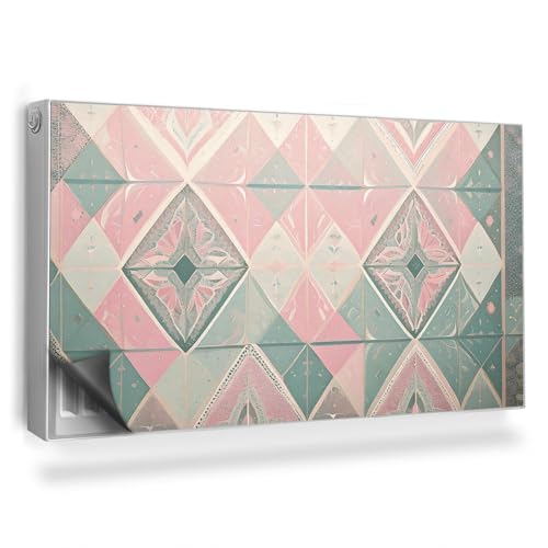 Cache radiateur 110x60 protège et décore avec tapis design magnétique bohème