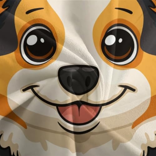 Housse de couette corgi imprimé 3D pour décorer la chambre ado