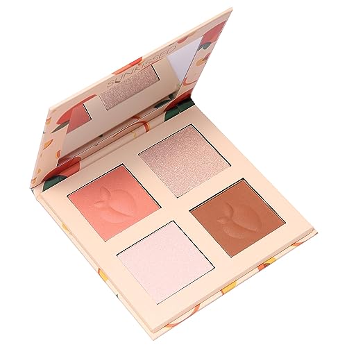 Sunkissed Peachy Dreams Face Palette 30g, Warm-toned shades (Peach, Bronze, etc.), 30 g (Pack of 1)