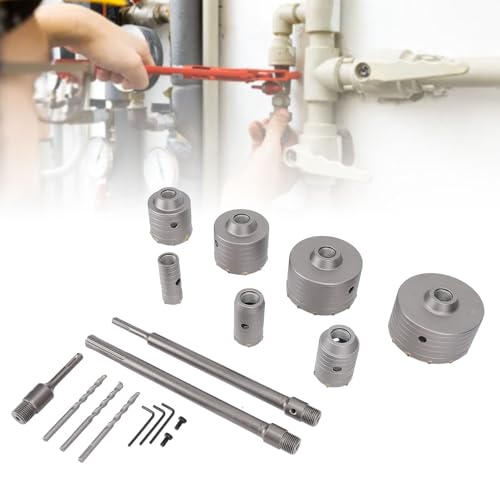 Kit de brocas para concreto 7 piezas acero tungsteno miniatura 3
