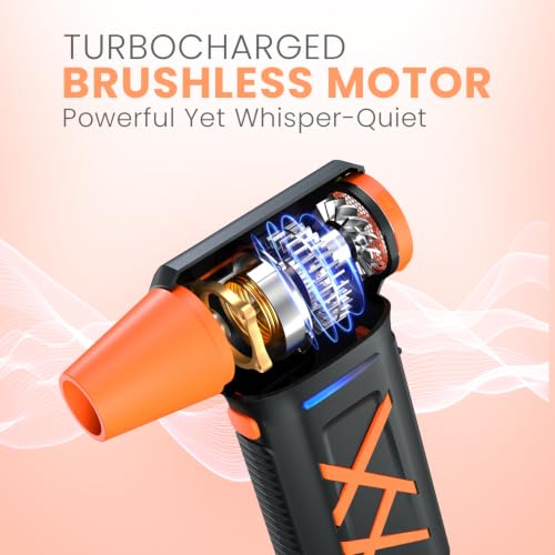 Image of Portronics Tornado Plus Handheld High-Speed Air Duster With Upto 1,30,000 RPM, Type-C Rechargeable, BLDC Motor, 3 Speed Control, LED Indicator, Multiple Nozzle Attachments, for Car Cleaning, PC & Home