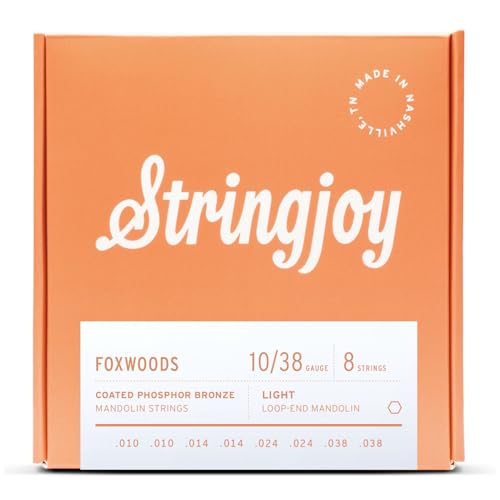 Stringjoy Foxwoods Mandolin Strings (Light Gauge 10-38)