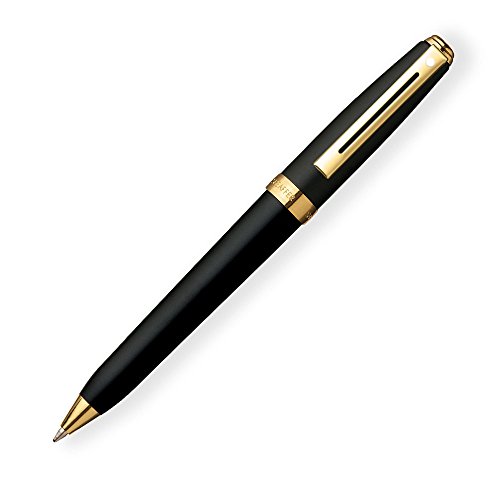 Image of Sheaffer Prelude, Black Matte Featuring 22KT Gold Plate Trim, Ballpoint (E234651)