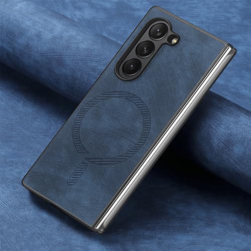 Coque Samsung Galaxy Z Fold 7 6 protection intégrale anti-rayure et antichute bleu