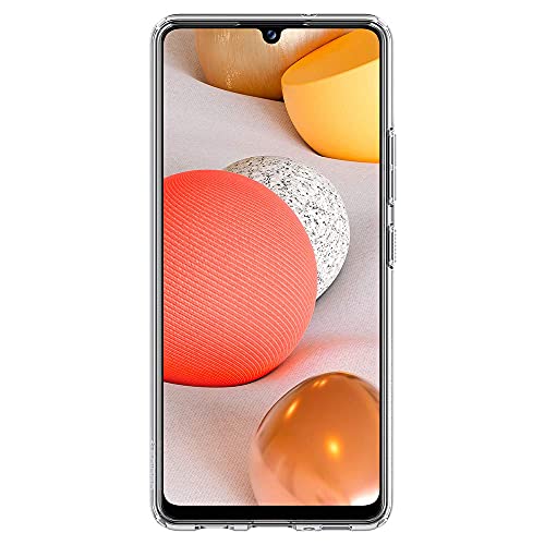 Image of Fashionury Crystal Clear Case for Samsung Galaxy M42 5G / A42 5G | Yellowing Resistance | Transparent TPU Silicone | Raised Camera Lips | Slim Transparent Cover