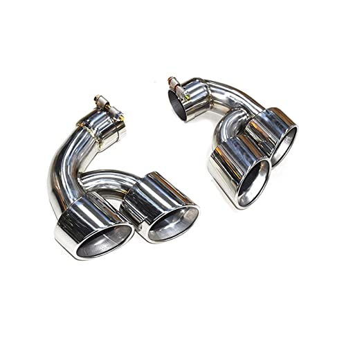 Puntas de escape de carbono y acero para BMW X5M G05 X6 G06 X7 G07 2019-2020