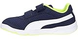 Puma Unisex-Kinder Stepfleex 2 Mesh Ve V Inf Sneaker, Peacoat Weiß-Gelb-Alarm, 27 EU