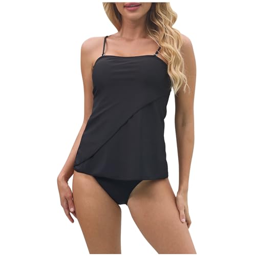 Tankini Mujer Traje de Baño Push Up Top con Bañador Bañador Conjunto de Dos Piezas Verano Estampado Trajes de Baño para Mujer Playa Vacaciones Tiempo Libre Bañadores Mujer, C5., XXL