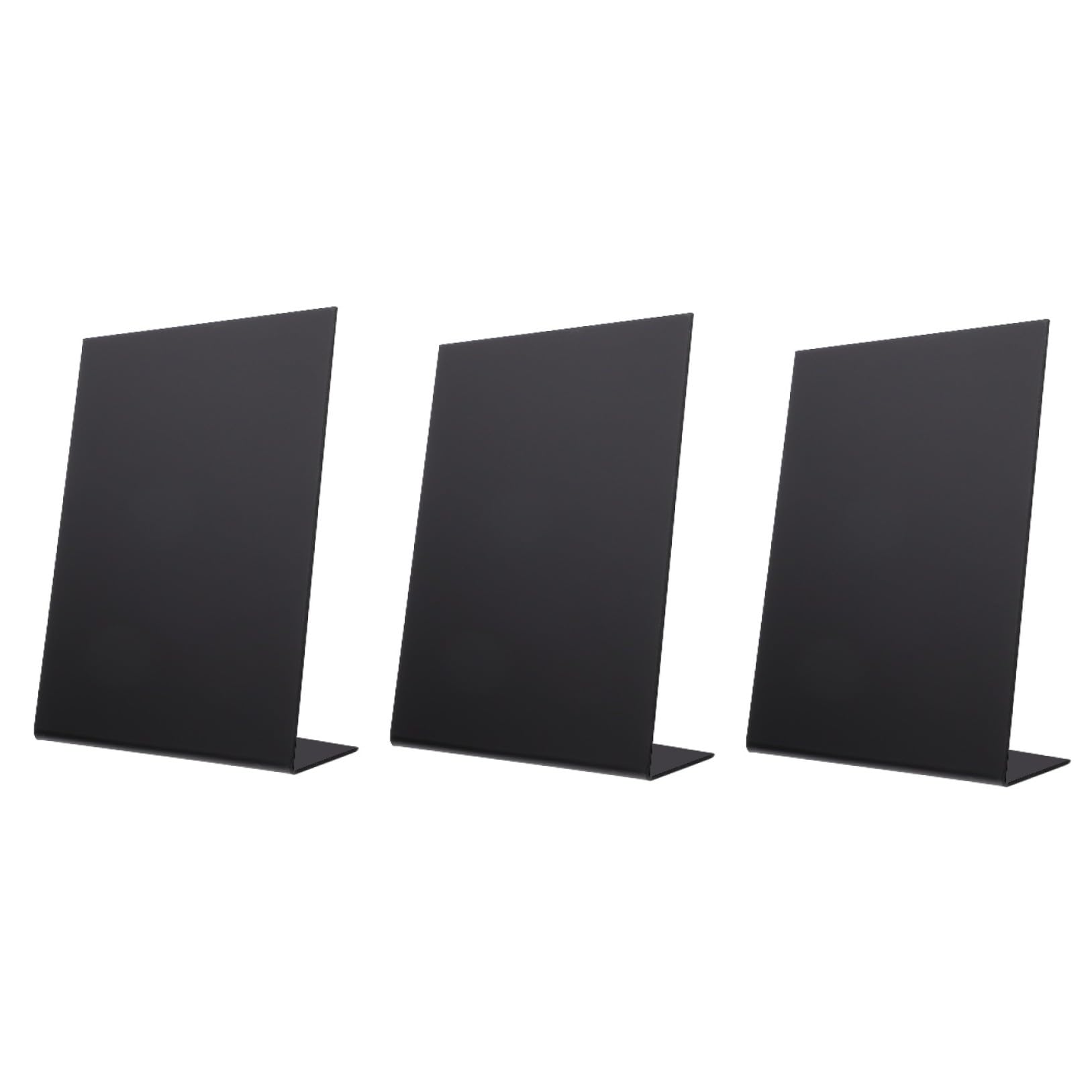 TEHAUX 3stücke Acryl-kreidetafel Für Restaurant Hochzeit Büro Kleine Nachrichtentafel Dekorative Memoboard Für Kreative Botschaften Schwarz Für