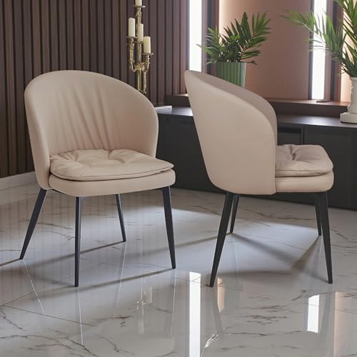 Image of The Attic Modern Crest 6 Seater Dining Set,Cream,Rose Gold & Cream,160Cms