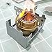 budebuse Portable Camp Stand for Alcohol Stove Stove Windproof Stand for Hiking and Beach Parties
