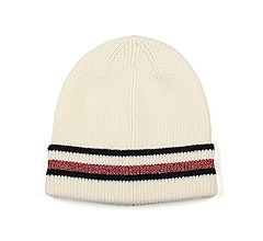 Tommy Hilfiger Women's Metallic Stripe Cuff Hat, Desert Sky