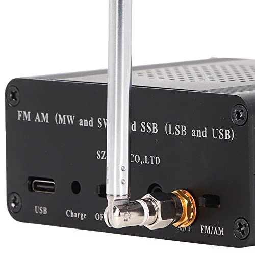 FM AM Receiver 150K to 108MHz Portable Shortwave Receiver with Battery