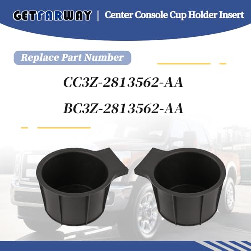 Insertos para Porta Vasos Consola Central Para Ford Super Duty miniatura 3
