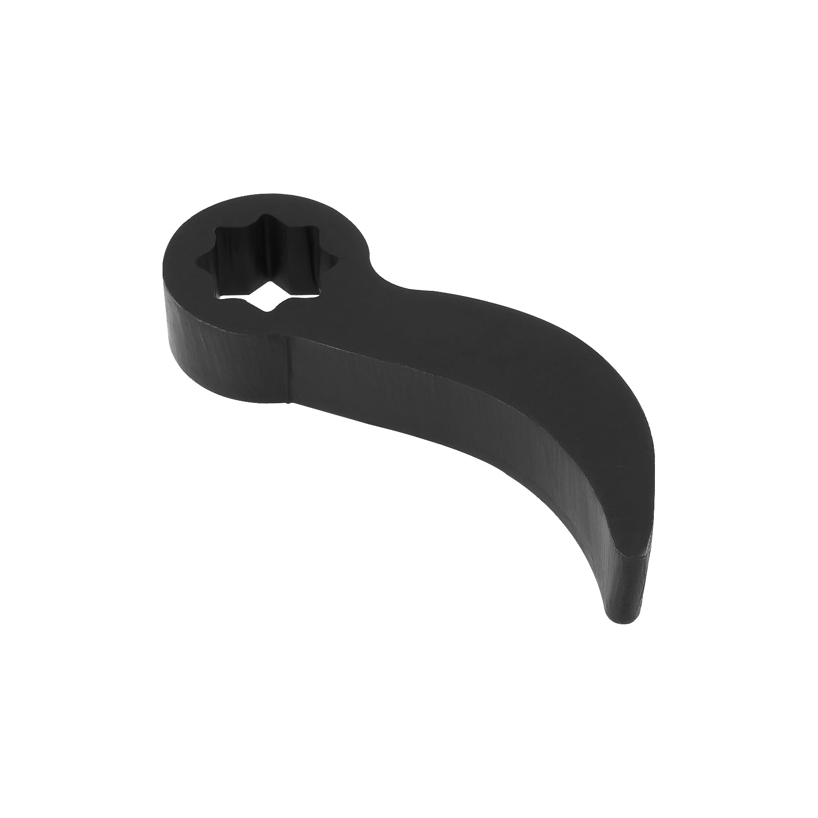 Adaptador de Cabeza de Palanca de 1/2" para Llave de Palanca de 75 Mm Herramienta de Palanca para Adaptarse A Barra Rompedora D de 1/2" O Trinquete de Reparación de Automóviles Color Negro