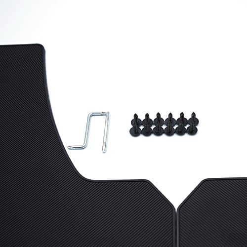Image of Car Mud Flaps Universal Sport Car Styling Rubber Mud Guards (23.4 * 19.5 * 0.2, 4pcs)