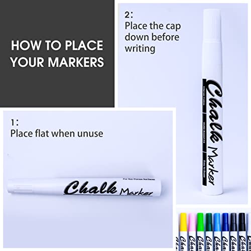 Volcanics Liquid Chalk Markers for Chalkboard Glass Markers Chalkboard