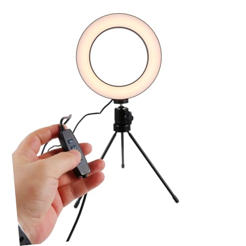 Lámpara de anillo LED para acabar con la mala iluminación en videoconferencias. 5