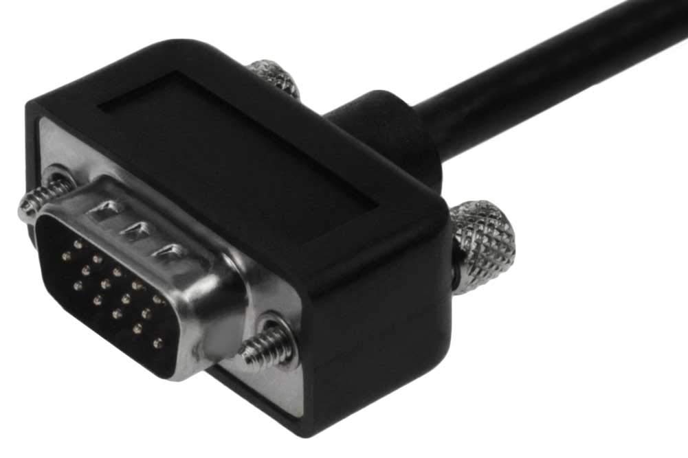 SF Cable, 3ft Ultra Slim SVGA Cable with Ferrites HD15 M/M Triple Shielded