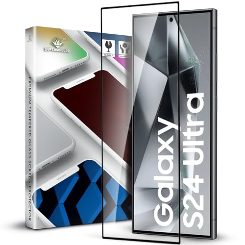 Image of Supershieldz NeoGuard Tempered Glass Screen Protector Guard for Samsung Galaxy S24 Ultra - Case-Friendly, Easy Installation