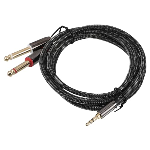 Cable splitter de audio 5mm a dual 6.35mm de 1.8m miniatura 1