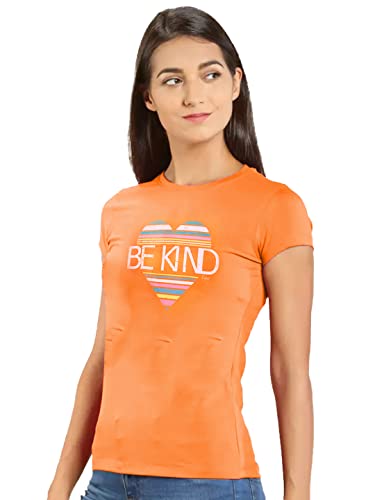 Image of Lyra Women's Cotton Regular Fit T-Shirt