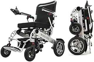 Intelligent Folding Electric Wheelchair for Adults, Lightweight Foldable Powered Wheelchair, Power Wheelchair, Portable Folding Carry Wheelchairs, Durable Wheelchair