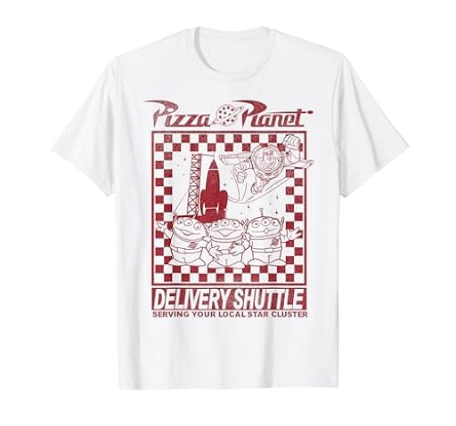 Disney Pixar Toy Story Pizza Planet Delivery Shuttle Camiseta | Ya disponible en tu tienda friki favorita! En mundofriki.es!