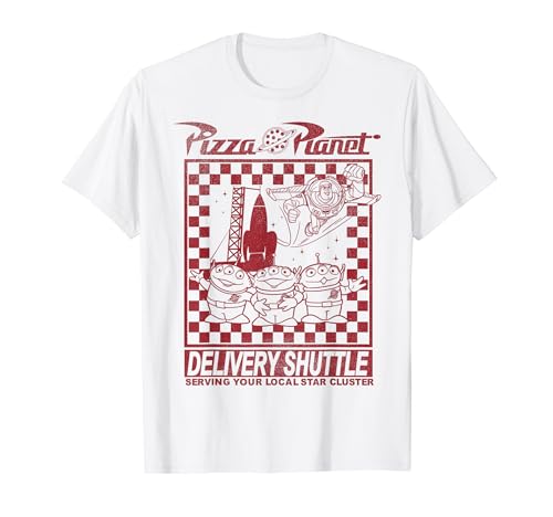 Disney Pixar Toy Story Pizza Planet Delivery Shuttle Camiseta