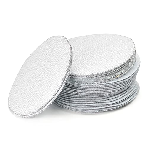 Utoolmart ディスクペーパー サンダー サンディングディスク サンドペーパー ダブルアクション マジック ペーパー 研磨 やすり 電動サンダー用 サンディングパット 木工用 ランダムアクションサンダー用 サンディング 研磨 サンダー用紙やすり丸型 #240 工木工生地研磨用 3インチ 外径 75mm 30枚