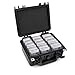 CASEMATIX Graded Coin Case Compatible with 40+ PCGS or NGC Coin Slabs, Waterproof Coin Storage Box with Customizable Foam Interior Will Fit Most Coin Holders for Collectors and Collection Supplies,