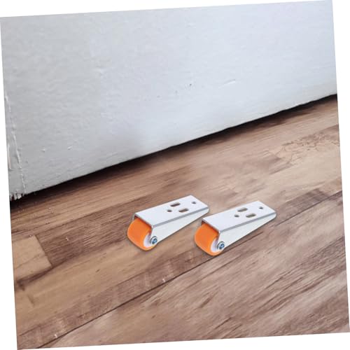 Miniatura 9 de Shineofi 2 Piezas Rodillos De Repuesto Para Puertas De Madera Ruedas Direccionales Con Soporte Antideslizante Y Reducción De Ruido Compatibles Con Puertas Corredizas Granjas Y Gabinetes