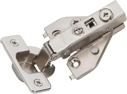 Amerock 2 Pack Full Overlay Soft-Closing Euro Concealed Hinge for Face Frame Cabinet, 105-degree Opening Angle with 3-Way adjustability