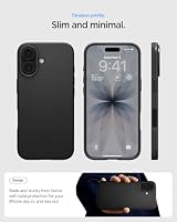 Spigen iPhone 17 Hülle Thin Fit MagFit -Black – Ansicht 4