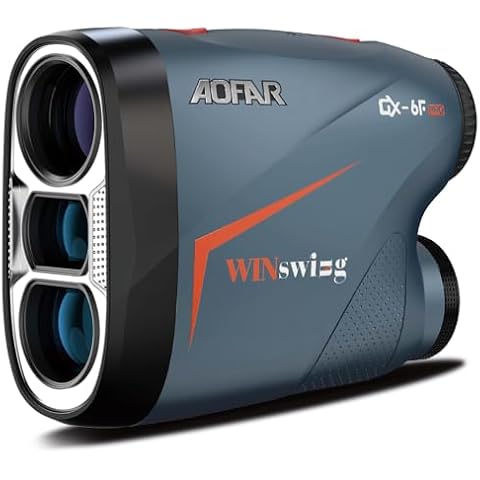 AOFAR GX-6F PRO Golf Rangefinder Update Version, with Slope and Angle Switch, Flag Lock with Pulse Vibration and Closer Scanning, Continuous Scan, Measures up to 600 Yards, Readings Fast and Accurate Cover