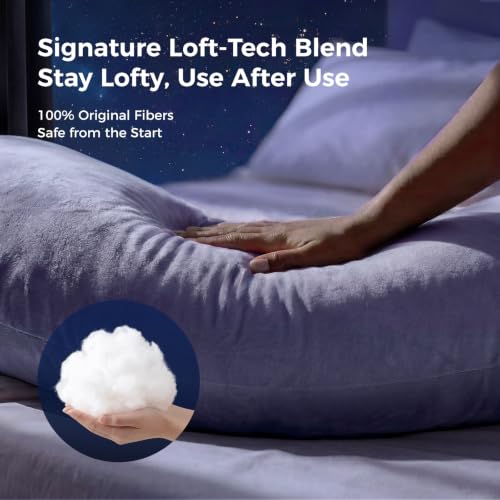 Image of Momcozy Pregnancy Pillows for Sleeping, U Shaped Full Body Maternity Pillow with Removable Cover - Support for Back, Legs, Belly, HIPS for Pregnant Women, 57 Inch Pregnancy Pillow for Women, Grey
