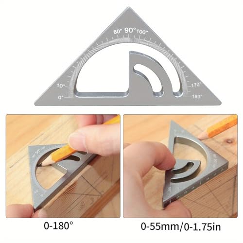 Regla medidora de ángulos múltiples 3D Yunseity miniatura 5