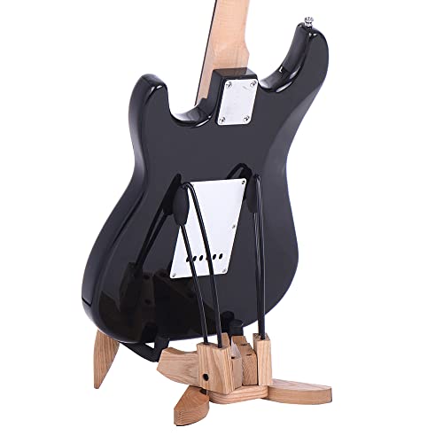 Daoco Support pliable en bois dur pour guitare électrique de couleur bois naturel - Les Beatles, Paul McCartney, John Lennon, RIngo Starr, George Harrison Daoco Support pliable en bois dur pour guitare électrique de couleur bois naturel – Image 3
