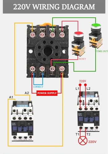Minuteur numérique DH48S-1Z pour stopper les pannes de surchauffe sur circuit 12V - 7